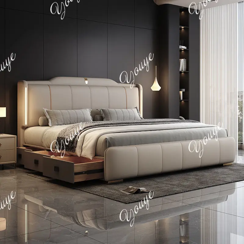 King Size Bed Frame With Storage Drawers - XM 180x200 см Каркас двуспальной кровати