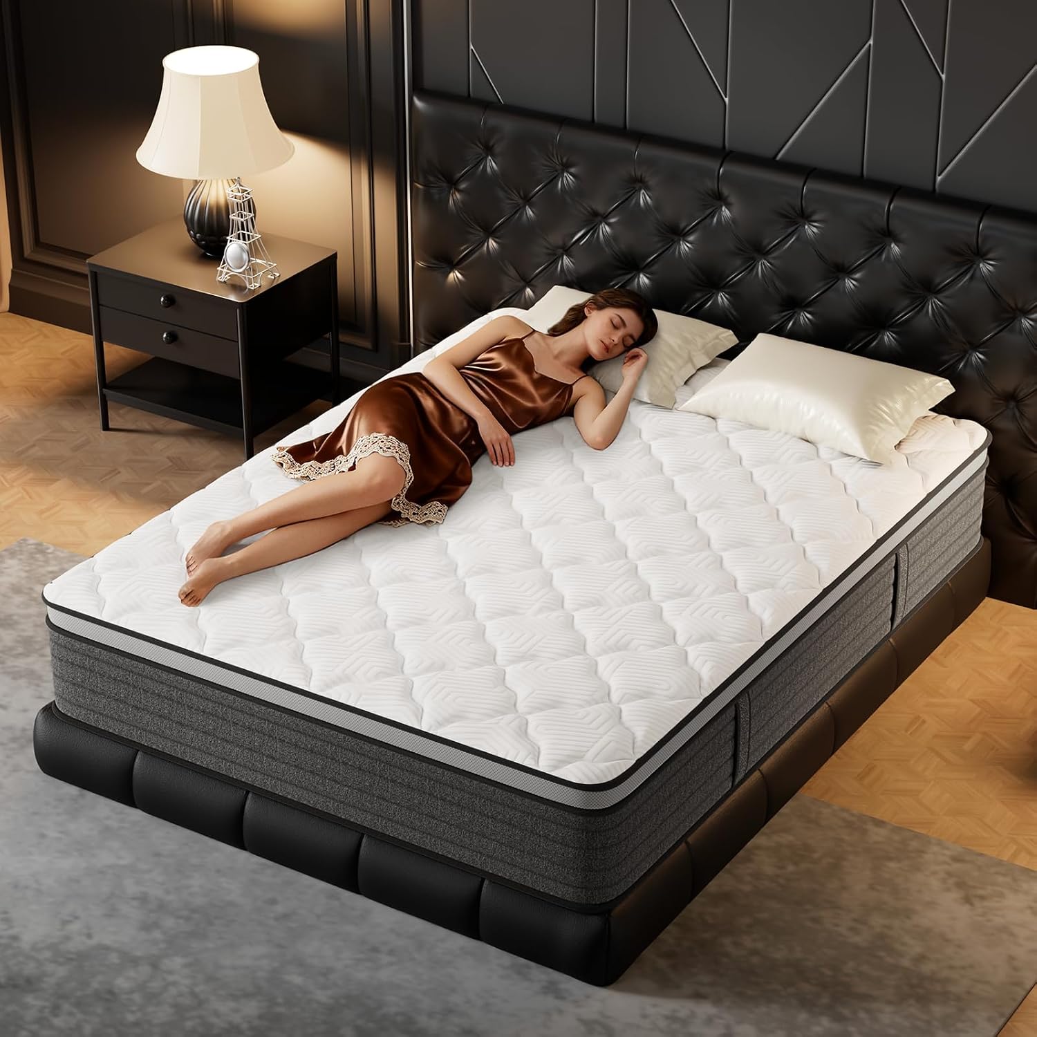 Memory Foam Mattress In A Box Queen - Матрас Queen 12 дюймов, гибридный, размер