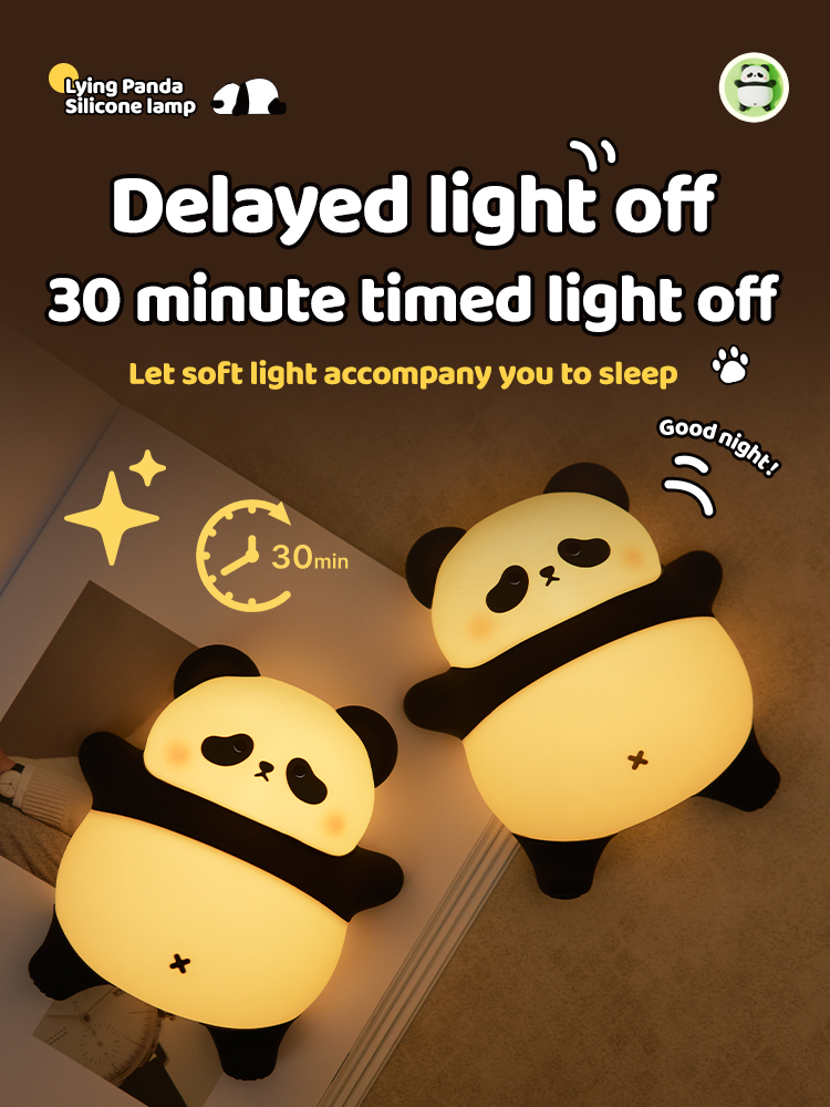 Floating Nightstand With Led Light - Милые Мультяшные светодиодные ночники с сенсорным