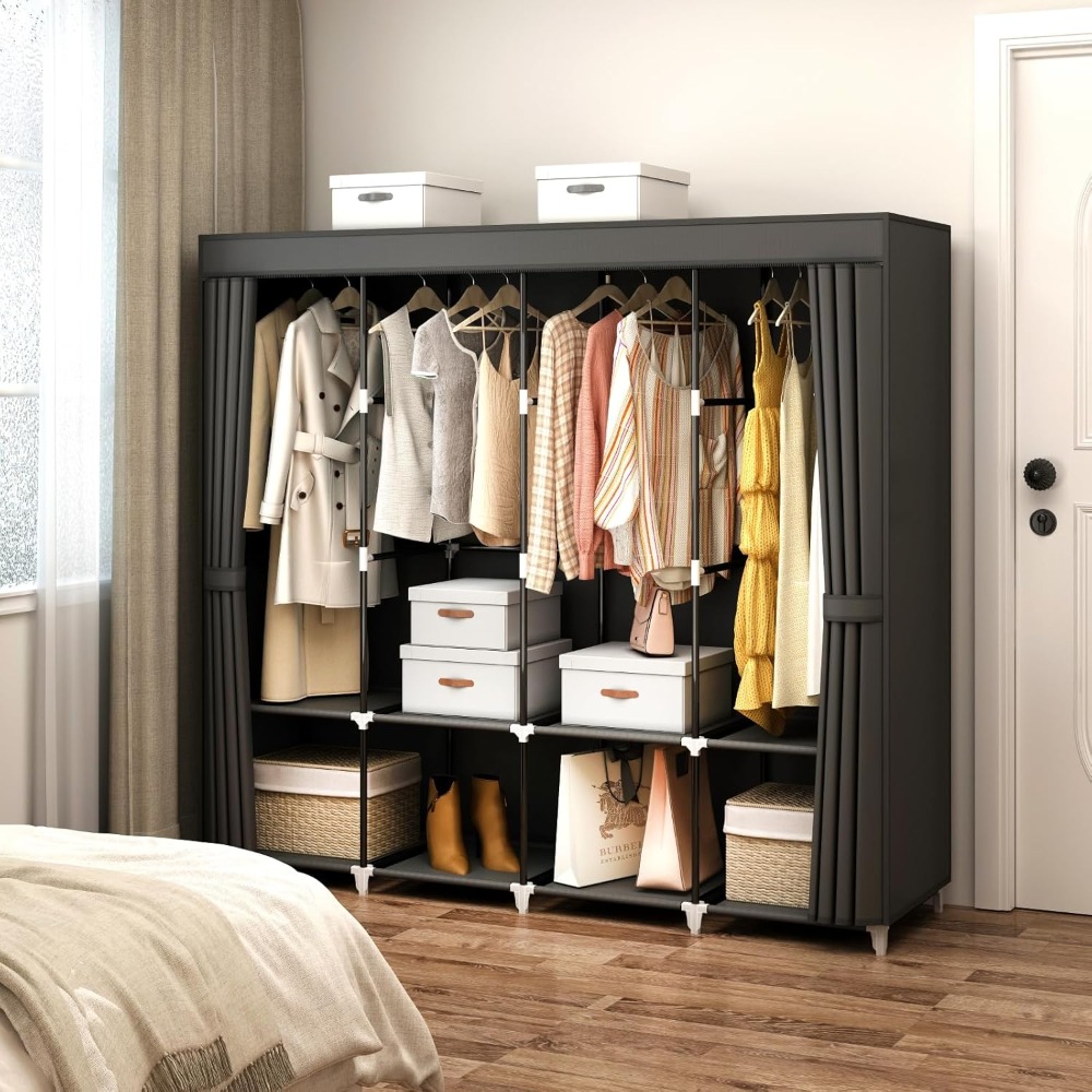 Wardrobe Closet Portable Fabric Cover - Портативный шкаф-гардероб для доставки в США,