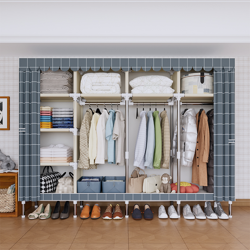 Wardrobe Closet Portable Fabric Cover - Портативный шкаф с модным принтом, шкаф