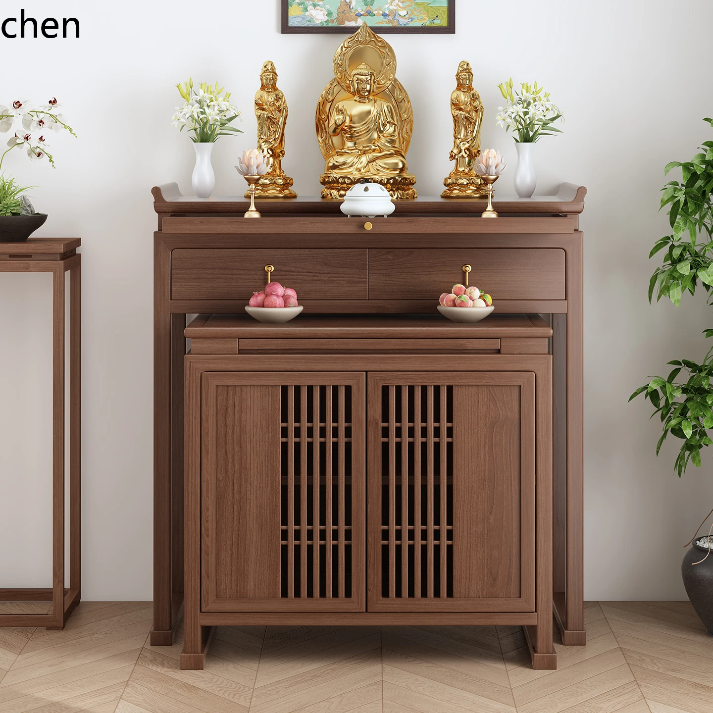 Tables - Тумба для подношений из вишневого дерева