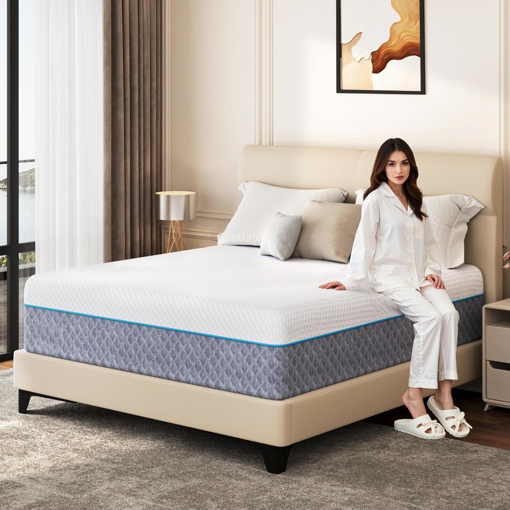 Memory Foam Mattress In A Box Queen - Матрас Queen-размера 14 дюймов в коробке,