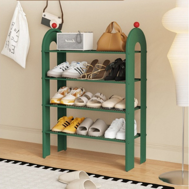 Shoe Rack Cabinet Narrow Entryway - Креативная узкая многоярусная железная полка для
