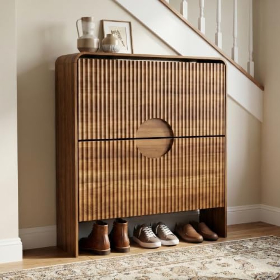 Shoe Rack Cabinet Narrow Entryway - Узкий шкаф для обуви с входной