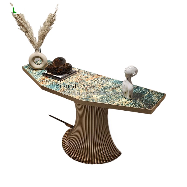 Tables - Уникальный дизайнерский консольный стол с золотой