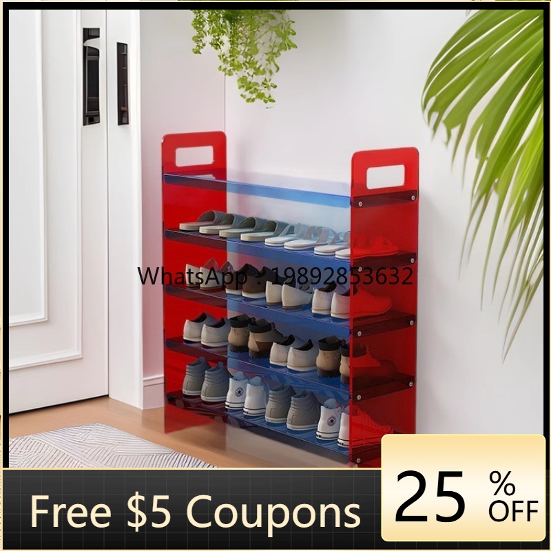Shoe Rack Cabinet Narrow Entryway - LYY Легкая роскошная простая домашняя полка
