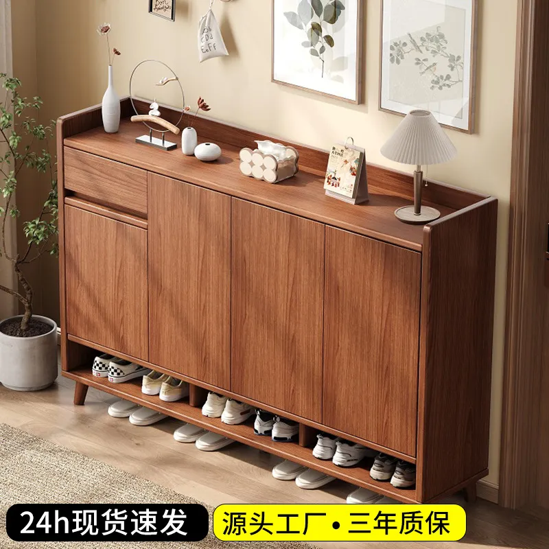 Shoe Rack Cabinet Narrow Entryway - Тумба для обуви из массива дерева