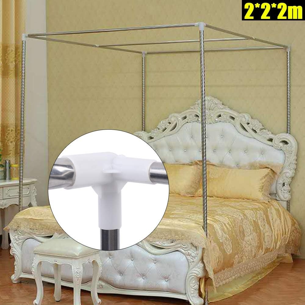 Canopy Bed Frame Metal Queen - Каркас кровати из нержавеющей стали с