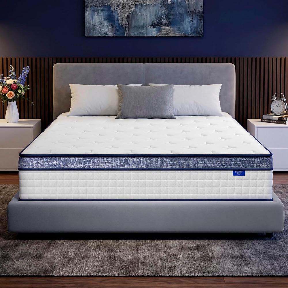 Memory Foam Mattress In A Box Queen - Матрас Queen, 12-дюймовый гибридный матрас размера