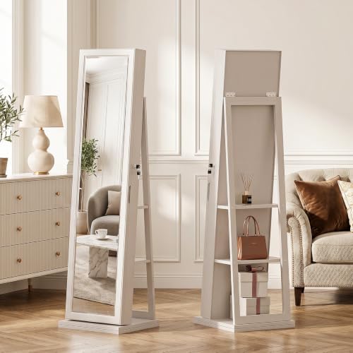 Шкаф для украшений 4-в-1, запи – обзор и цена Full Length Mirror Jewelry Armoire