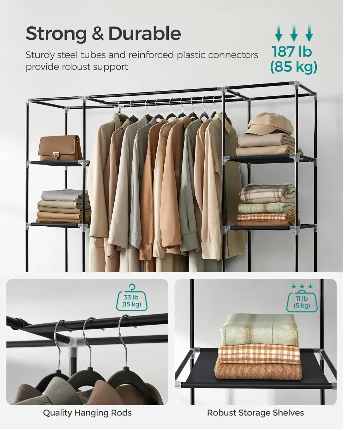 Шкаф-гардероб Cheng-Closet, по – обзор и цена Wardrobe Closet Portable Fabric Cover