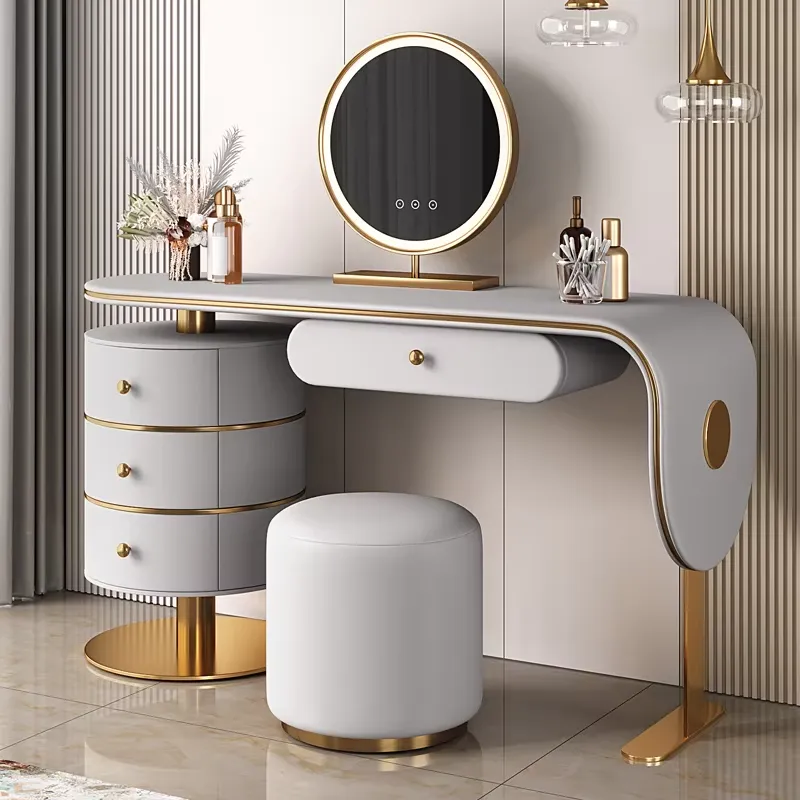 Комплект туалетного столика из – обзор и цена Dressing Table Vanity With Lighted Mirror