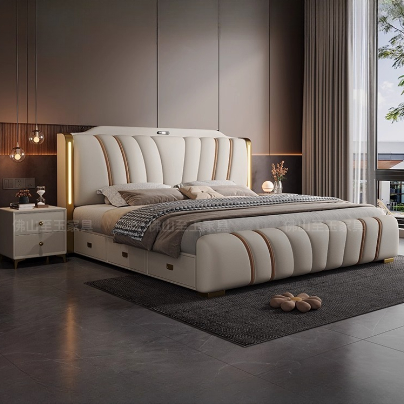 Двуспальная кровать 180x200 см – обзор и цена King Size Bed Frame With Storage Drawers