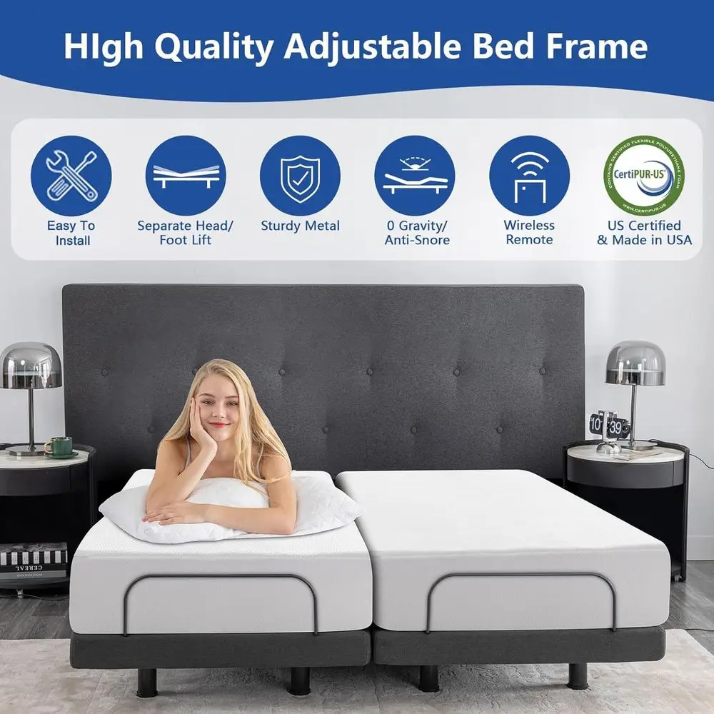 Электрическая регулируемая кро – обзор и цена Memory Foam Mattress In A Box Queen