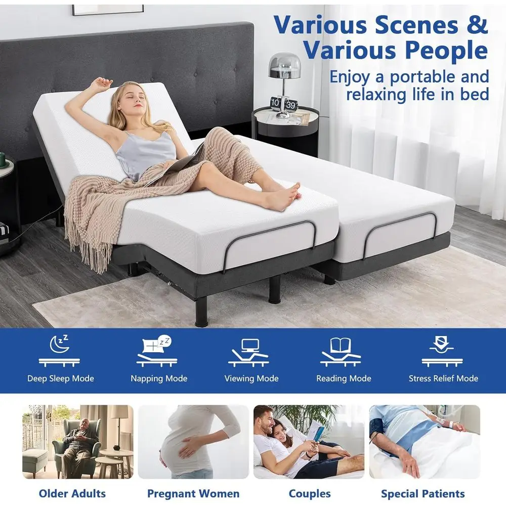 Электрическая регулируемая кро – обзор и цена Memory Foam Mattress In A Box Queen