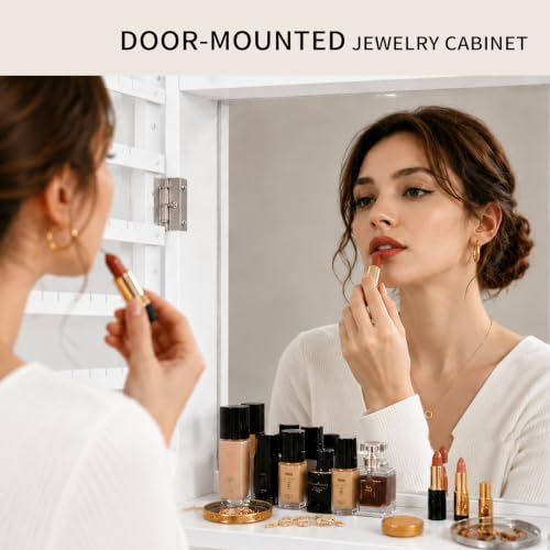 Шкаф-органайзер для украшений  – обзор и цена Full Length Mirror Jewelry Armoire