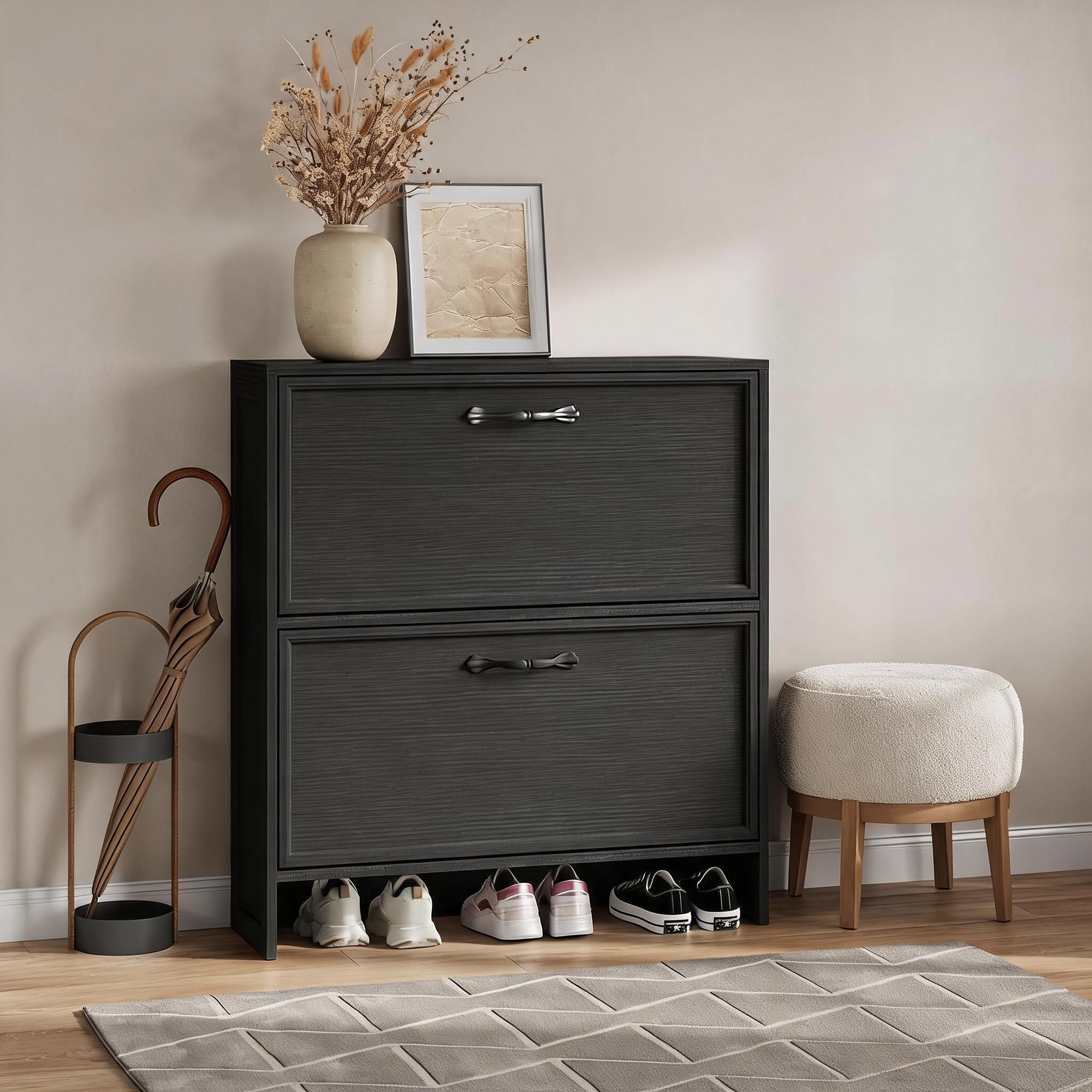 Тумба для обуви с двумя откидн – обзор и цена Shoe Rack Cabinet Narrow Entryway