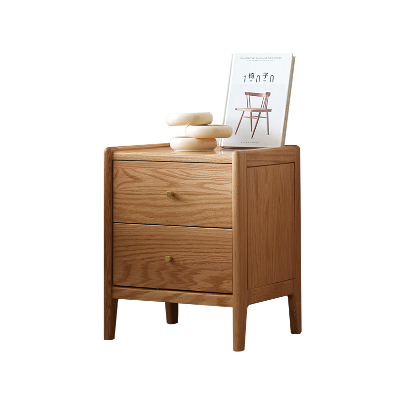 Мебель для спальни из массива  – обзор и цена Solid Wood Nightstand 2 Drawers