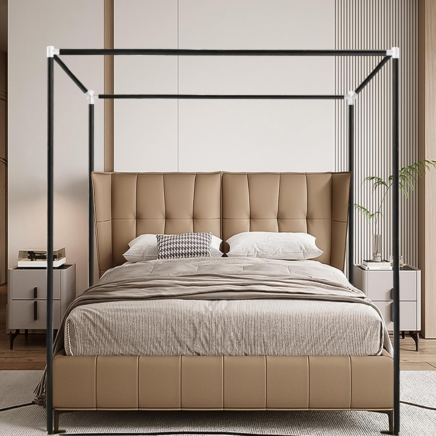 Каркас кровати-балдахина из не – обзор и цена Canopy Bed Frame Metal Queen