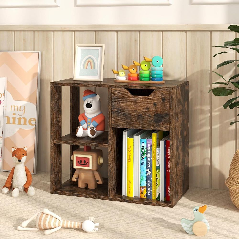 Трехъярусная деревянная книжна – обзор и цена Storage