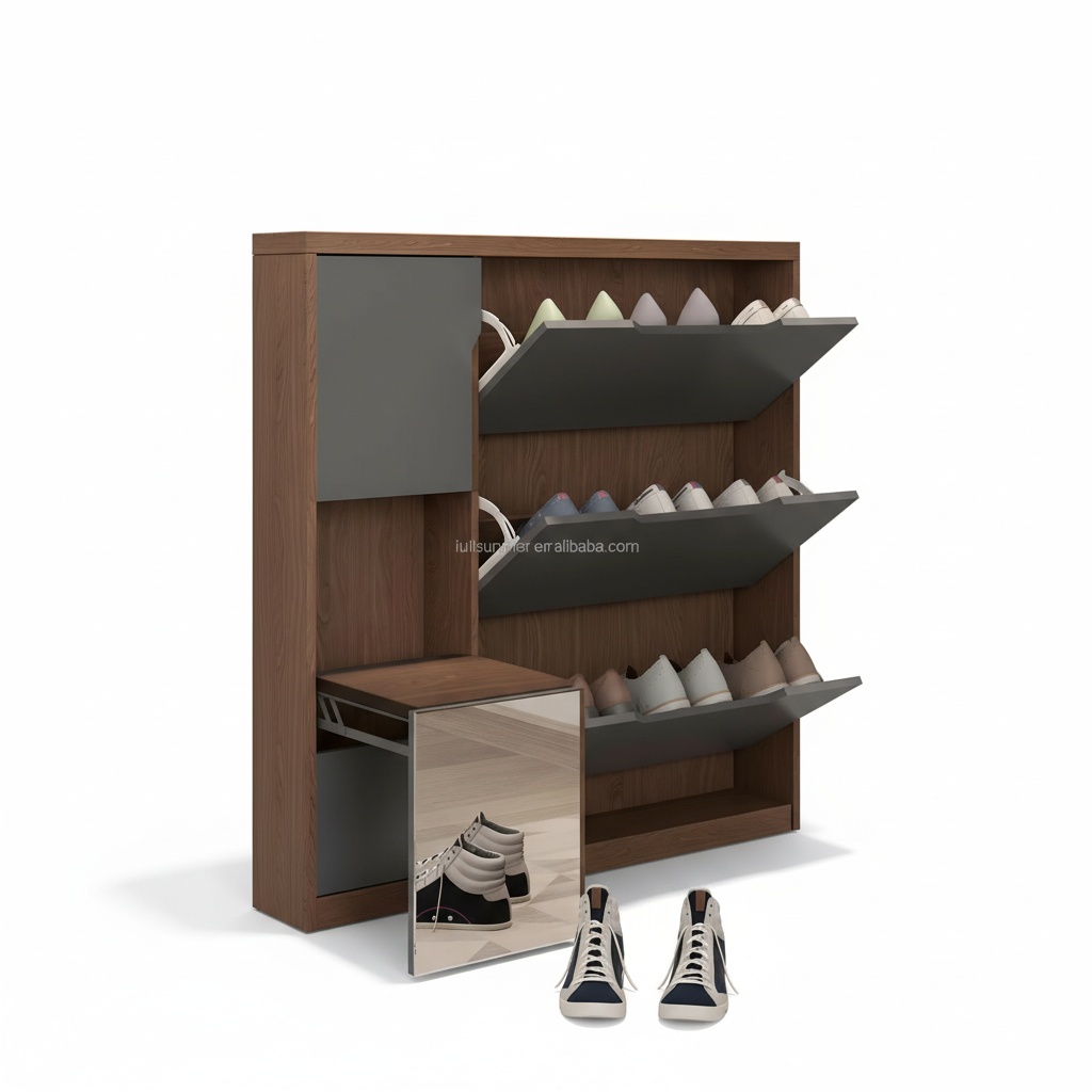 Узкий шкаф для обуви, 17 см/6, – обзор и цена Shoe Rack Cabinet Narrow Entryway