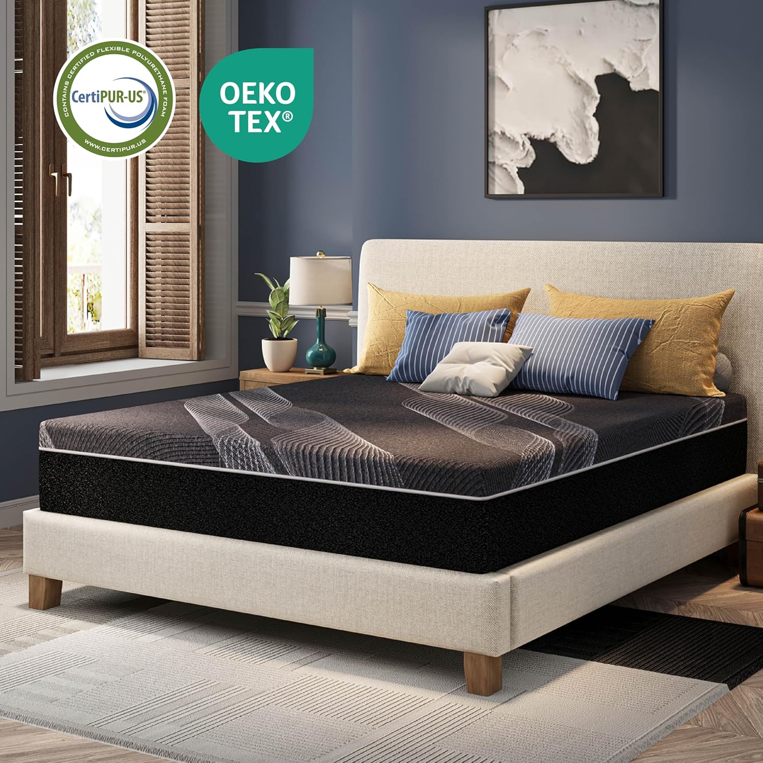 12-дюймовый матрас Queen, матр – обзор и цена Memory Foam Mattress In A Box Queen