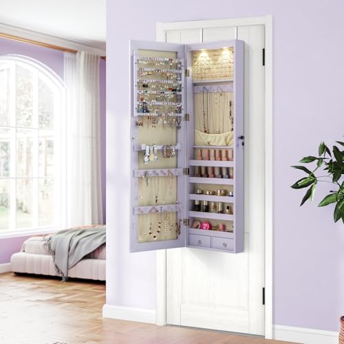 Настенный или напольный шкаф-в – обзор и цена Full Length Mirror Jewelry Armoire