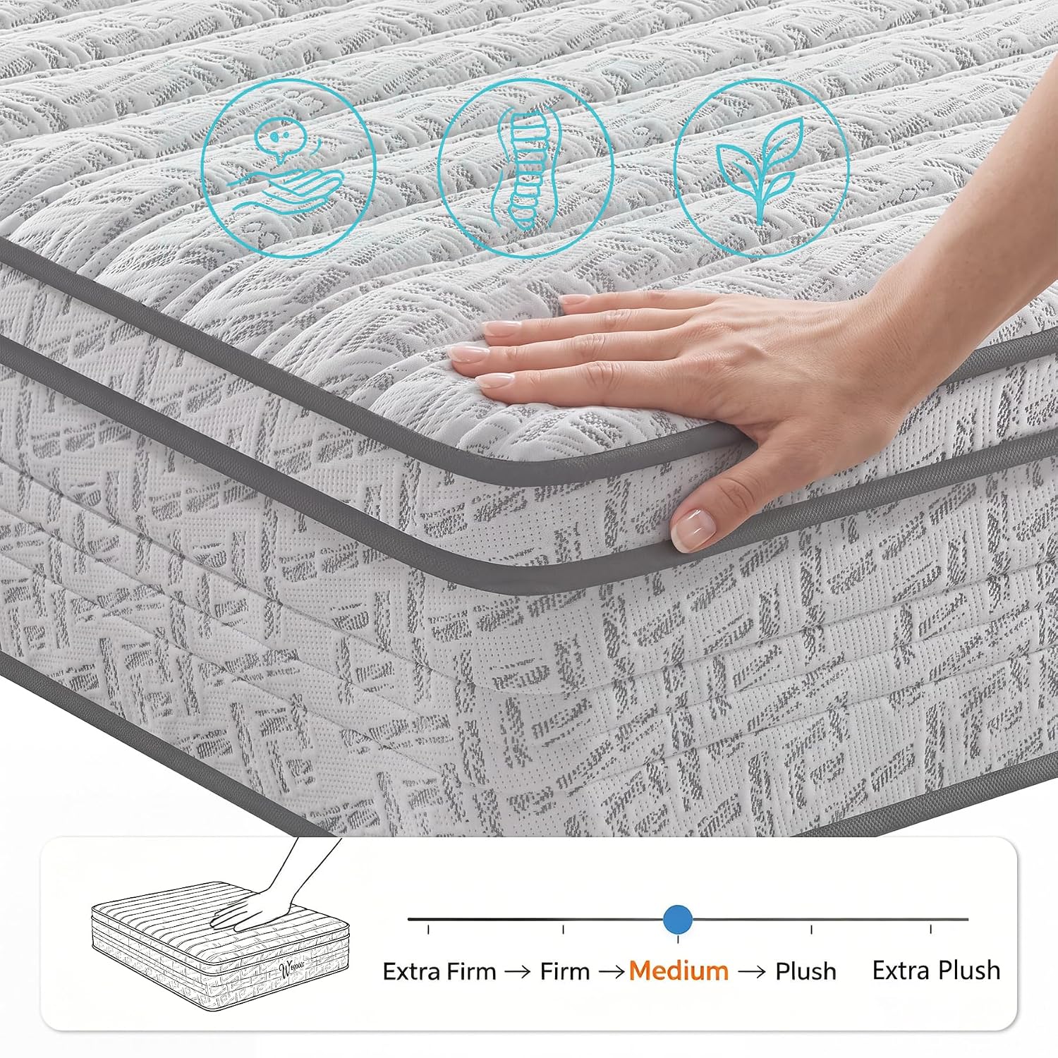 Матрас размера Queen, 12 дюймо – обзор и цена Memory Foam Mattress In A Box Queen