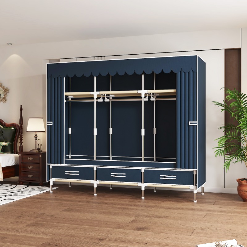 65-дюймовый тканевый шкаф с вы – обзор и цена Wardrobe Closet Portable Fabric Cover