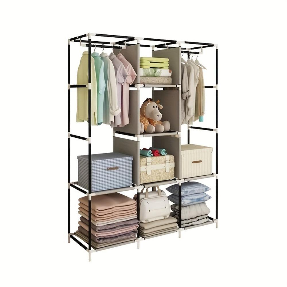 64-дюймовый портативный складн – обзор и цена Wardrobe Closet Portable Fabric Cover