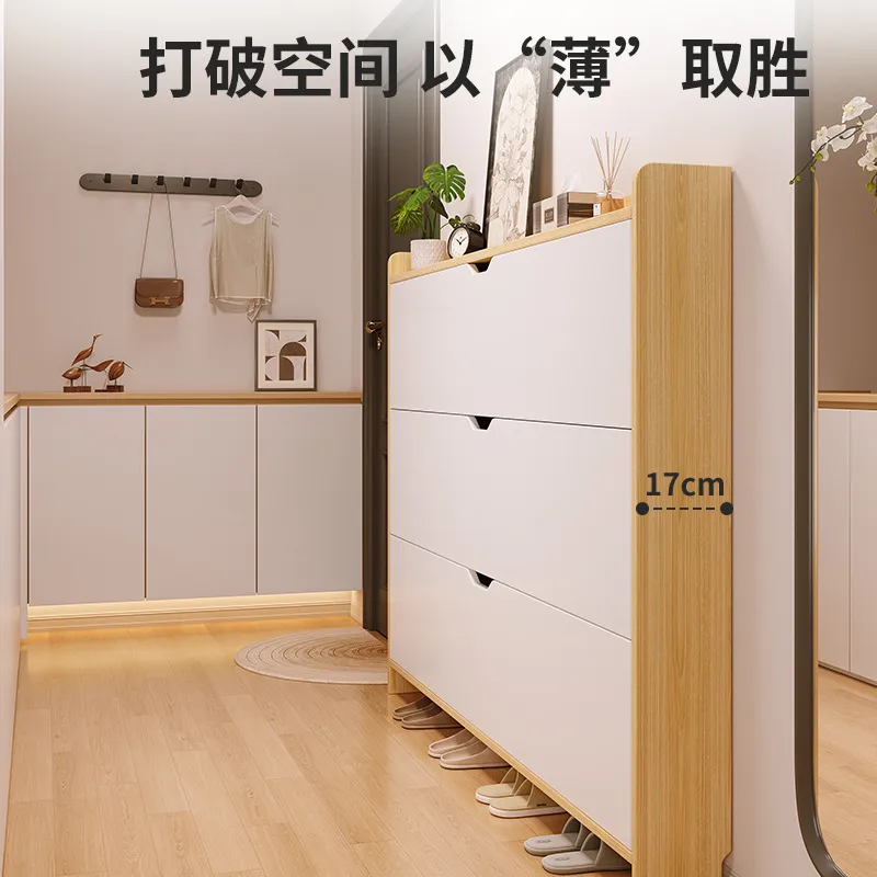 Вместительный деревянный шкаф  – обзор и цена Shoe Rack Cabinet Narrow Entryway