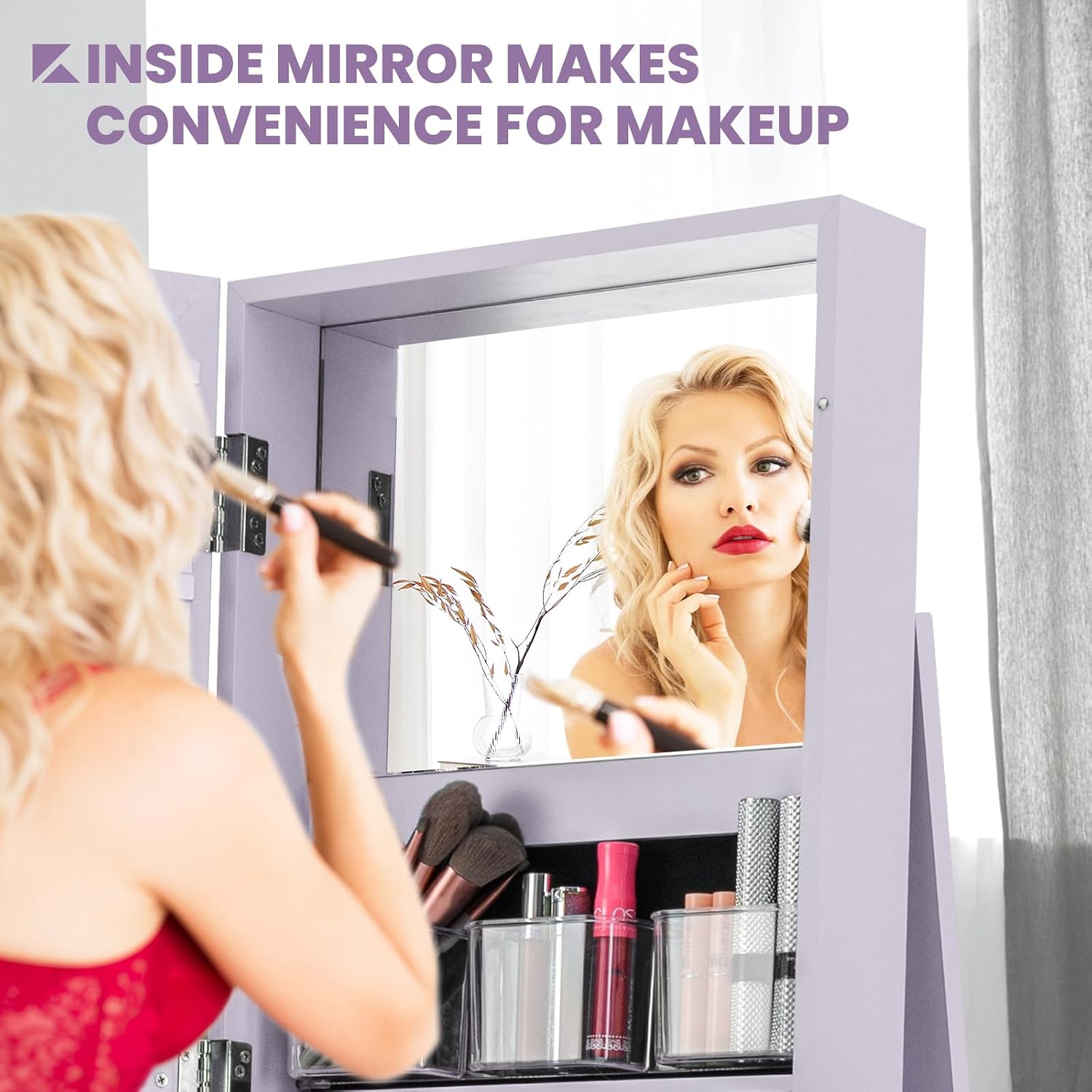 Шкаф для украшений с поворотны – обзор и цена Full Length Mirror Jewelry Armoire