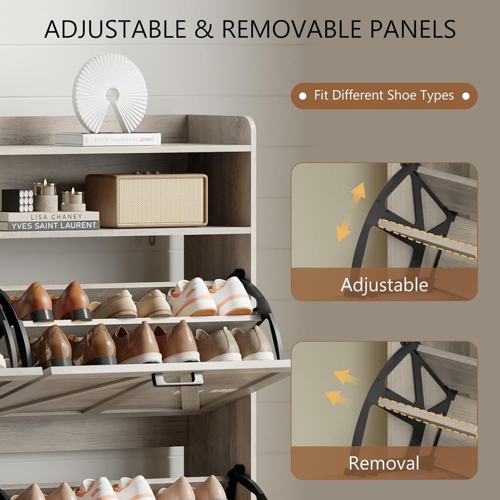 Шкаф для хранения обуви с 4 вы – обзор и цена Shoe Rack Cabinet Narrow Entryway