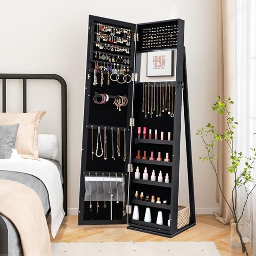 Шкаф для украшений с зеркалом  – обзор и цена Full Length Mirror Jewelry Armoire