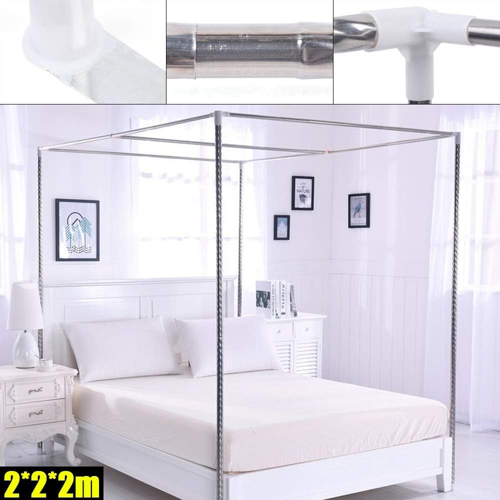 Каркас кровати из нержавеющей  – обзор и цена Canopy Bed Frame Metal Queen