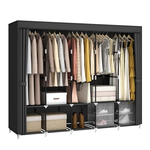 Портативный шкаф-гардероб боль – обзор и цена Wardrobe Closet Portable Fabric Cover