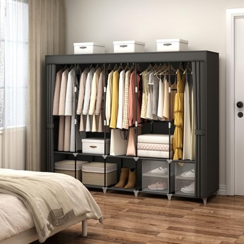 Портативный шкаф-гардероб боль – обзор и цена Wardrobe Closet Portable Fabric Cover