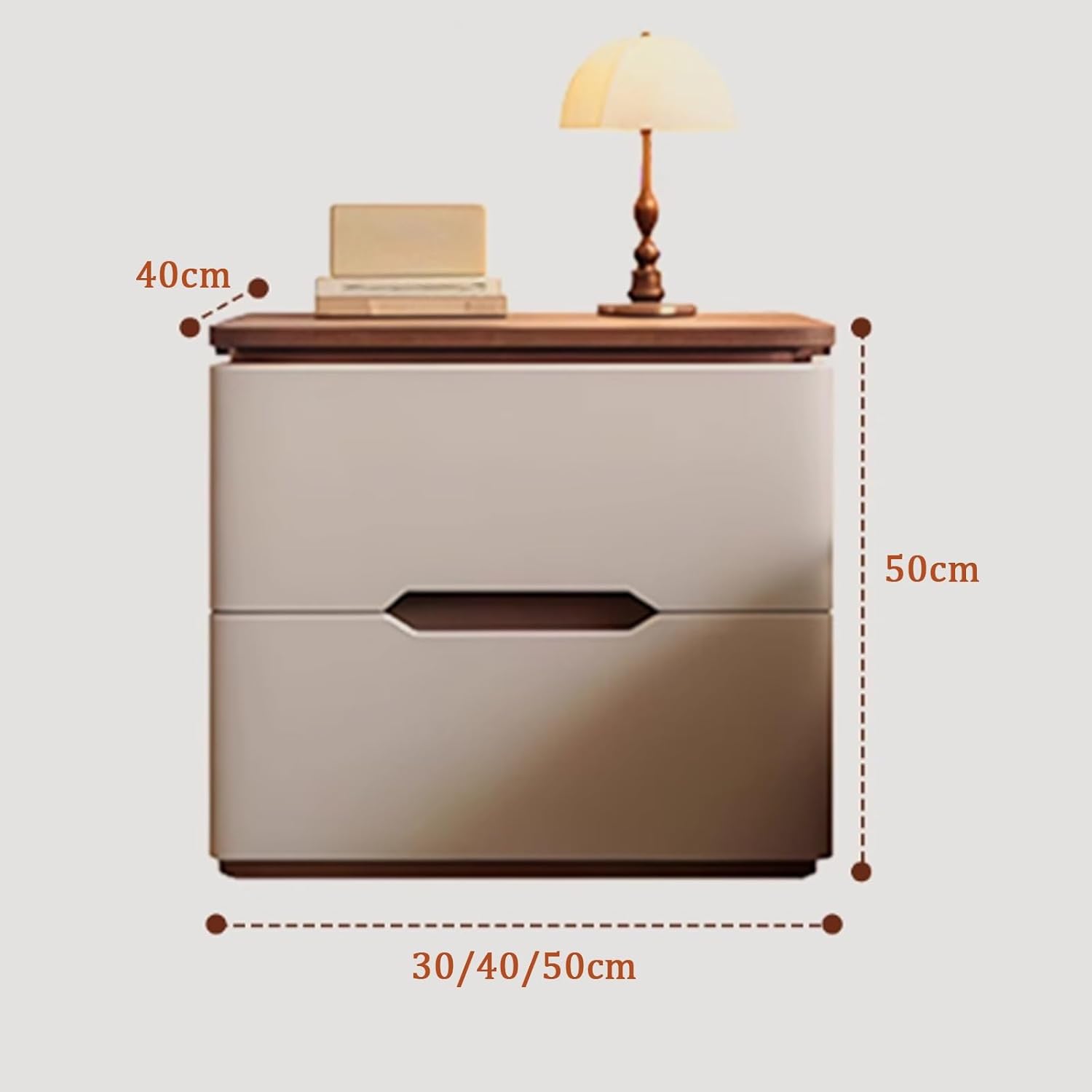 Прикроватные тумбочки для спал – обзор и цена Solid Wood Nightstand 2 Drawers